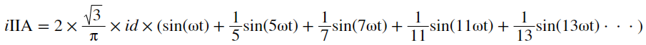 第二整流橋網(wǎng)側(cè)電流傅里葉級數(shù)展開 12脈波整流變壓器 干式 三繞組變壓器 ZSCB-1000KVA D/D0-Y11 移相整流變壓器示例圖3